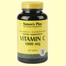 Vitamina C con escaramujo 1000 mg - 180 comprimidos - Natures Plus