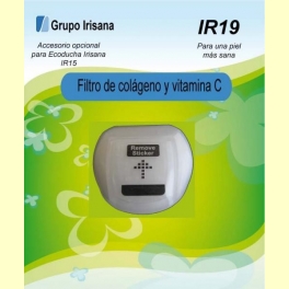 Filtro de colágeno y vitamina C - Accesorio opcional para la ecoducha Irisana IR15 - Grupo Irisana