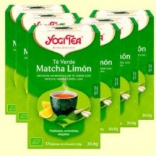 Té Verde Matcha Limón Bio - Pack 6 x 17 infusiones - Yogi Tea