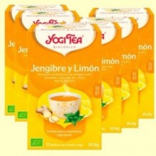 Jengibre y Limón Bio - Pack 6 x 17 infusiones - Yogi Tea