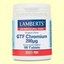 Cromo GTF 200 µg - 100 cápsulas - Lamberts