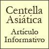 Centella Asiática - Artículo informativo de Rafael Sánchez - Naturópata
