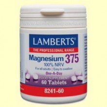 Magnesio 375 - Magnesio - 60 tabletas - Lamberts