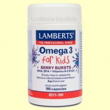 Omega 3 para niños - 100 tabletas - Lamberts