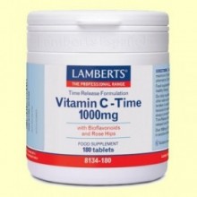 Vitamina C de Liberación Sostenida 1000 mg - 180 tabletas - Lamberts