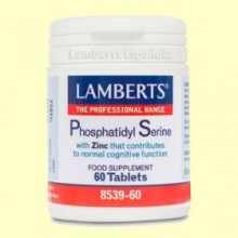 Fosfatidil Serina y Zinc - 60 tabletas - Lamberts