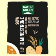 Sopa de Minestrone Finas Hierbas Bio - 40 gramos - NaturGreen