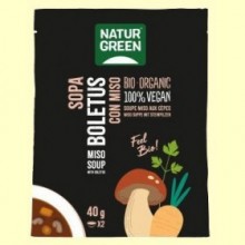 Sopa de Boletus con Miso Bio - 40 gramos - NaturGreen