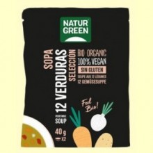 Sopa de 12 Verduras Selección Bio - 40 gramos - NaturGreen