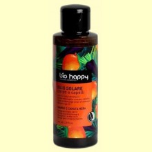Aceite Solar Cuerpo y Cabello de Mango y Zanahoria Bio - 100 ml - Bio Happy