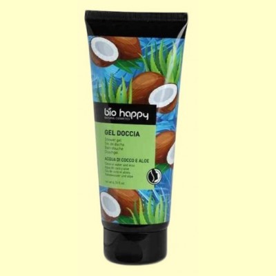 Gel de Ducha Agua de Coco y Aloe Bio - 200 ml - Bio Happy
