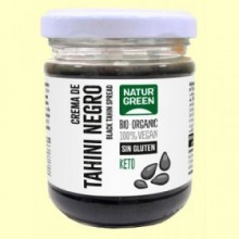 Tahín Puré Sésamo Negro Bio - 180 gramos - NaturGreen