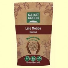 Semillas de Lino Marrón Molido Bio - 225 gramos - NaturGreen