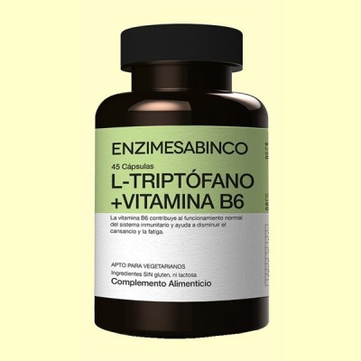 L-Triptófano y B6 - 45 cápsulas - Enzime Sabinco