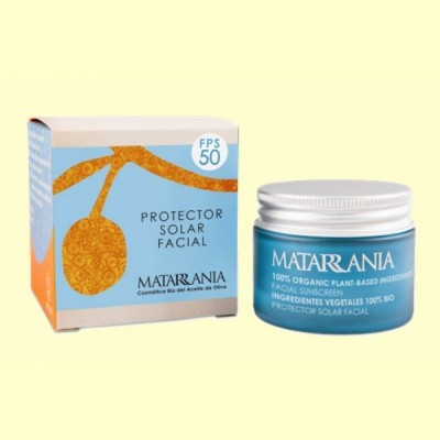 Protector Solar facial SPF50 Bio - 30 ml - Matarrania