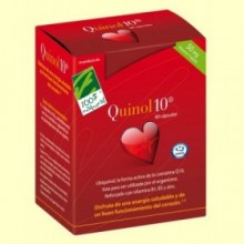 Quinol10 50 mg - Coenzima Q-10 - 100% Natural - 90 cápsulas