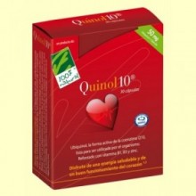 Quinol10 50 mg - Coenzima Q-10 - 100% Natural - 30 cápsulas