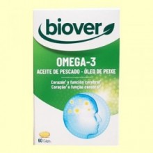 Omega-3 Aceite de Pescado - 60 cápsulas - Biover