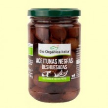 Aceitunas Negras Deshuesadas - 280 gramos - Bio Organica Italia