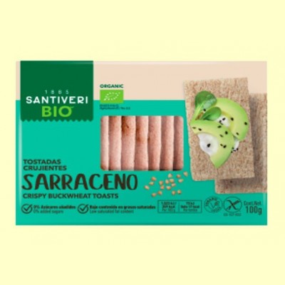 Tostadas Crujientes Trigo Sarraceno - 100 gramos - Santiveri