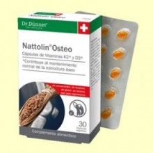 Nattolin Osteo - Tejido oseo - 30 cápsulas - Dr. Dunner