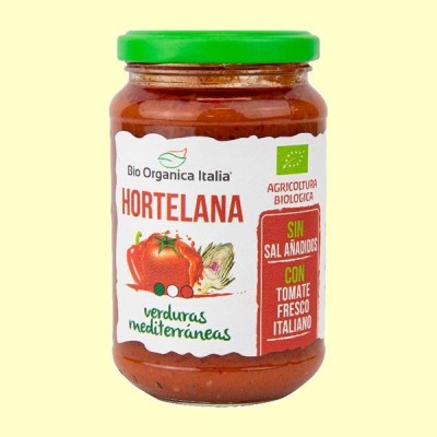 Salsa de tomate hortelana - 325 ml - Bio Organica Italia