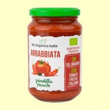 Salsa de tomate arrabiata picante - 325 ml - Bio Organica Italia