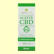 Aceite de CBD 250 mg - 10 ml - Cannactiva