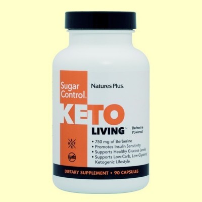KetoLiving Sugar Control - 90 cápsulas - Natures Plus