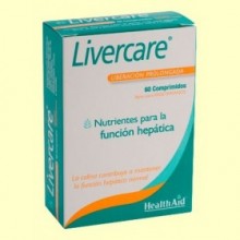 Livercare - Liberación prolongada - 60 comprimidos - Health Aid