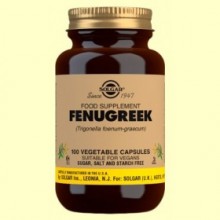 Fenogreco - 100 cápsulas vegetales - Solgar