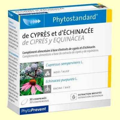 Phytostandard Ciprés y Equinácea - 30 comprimidos - PiLeJe