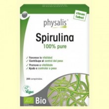 Espirulina Bio - 200 comprimidos - Physalis
