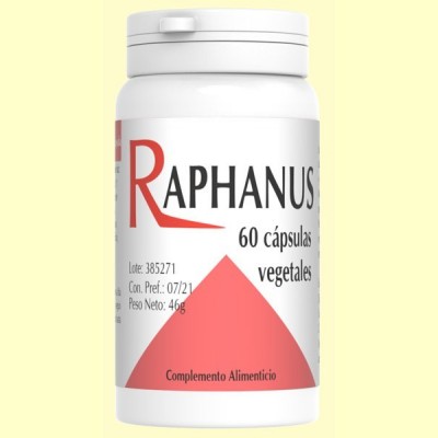 Raphanus - Raíz de Cochlearea - 60 cápsulas - Codival