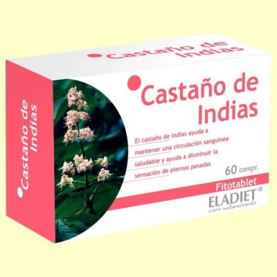 Castaño de Indias Fitotablets - 60 comprimidos de 330 mg - Eladiet