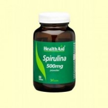 Espirulina (Spirulina platensis) 500 mg - 60 comprimidos - Health Aid