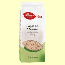 Copos de 5 Cereales Bio - 500 gramos - El Granero