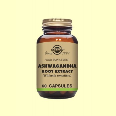 Ashwagandha - 60 cápsulas - Solgar