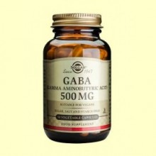 Gaba 500 mg - Aminoácidos - 50 cápsulas - Solgar