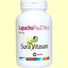 Lapacho Pau d'Arco 500 mg - 100 cápsulas - Sura Vitasan