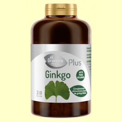 Ginkgo Biloba - 250 cápsulas - El Granero
