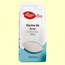 Harina de Arroz Bio - 500 gramos - El Granero
