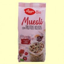Muesli con Frutos Rojos Sin gluten Bio - 375 gramos - El Granero