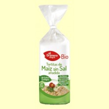Tortitas de Maíz sin Sal Añadida Bio - 110 gramos - El Granero