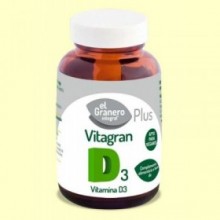 Vitagran D3 Vitamina D 4000 Ui - 100 cápsulas - El Granero