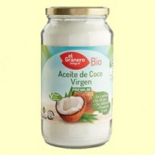 Aceite de Coco Virgen Bio - 1 litro - El Granero