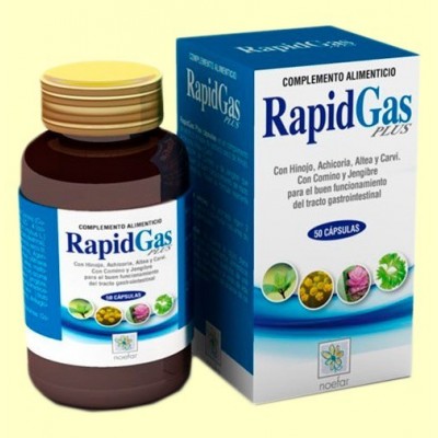 RapidGas Plus - 50 cápsulas - Noefar