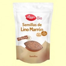 Semillas de Lino Marrón Bio - 400 gramos - El Granero