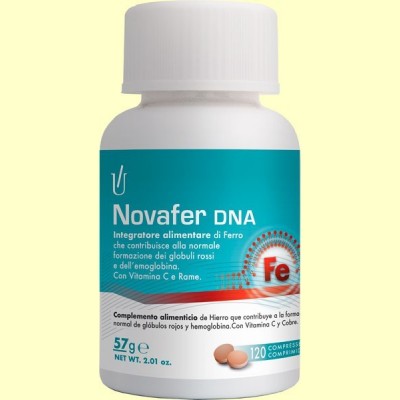 Novafer DNA - Hierro - 120 comprimidos - Glauber Pharma