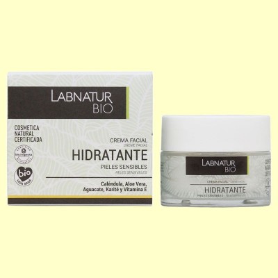 Crema Facial Hidratante Pieles Sensibles - 50 ml - Labnatur Bio